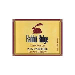  Rabbit Ridge Zinfandel Paso Robles 2010 750ML Grocery 