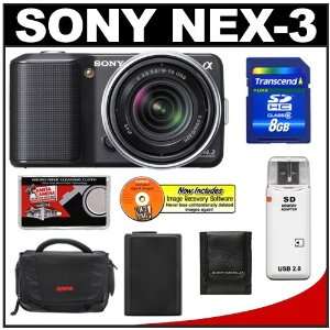 Sony Alpha NEX 3 Digital Camera Body & E 18 55mm OSS Compact 