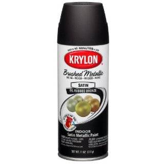  Brushed Metallic Aerosol Spray Paint, 11 Ounce, Oil Rubbed Bronze