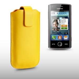  SAMSUNG S5780 WAVE 578 YELLOW PU LEATHER CASE BY CELLAPOD 