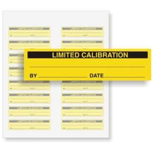 LIMITED CALIBRATION Removable Label, 2 x 0.5 Office 