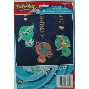  POKEMON Dangling Party Decorations 2000 Official Nintendo 