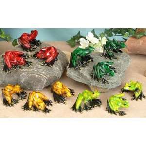   Style Mini Frog Miniature Magnets Figurines Model