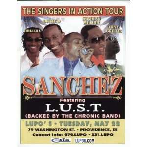  Sanchez Concert Flyer Providence Lupos