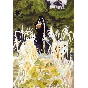   oil paintings   Charles Burchfield   24 x 34 inches   Ghost Plants
