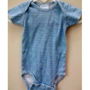 Baby Boy 0 3 Months, Blue Striped Body Suit, Onies, Romper Baby