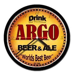  ARGO beer and ale wall clock 