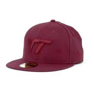   Hokies New Era 59Fifty NCAA Team Color Tonal Hat