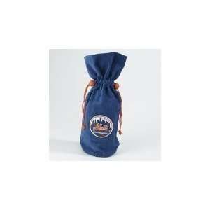  New York Mets 14 Velvet Wine Bag   Set of 3   MLB 