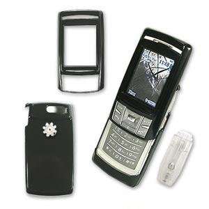  Samsung SGH T629 Snap on Solid Black Crystal Case Cover 