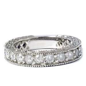    1.40CT Antique Real Diamond Wedding Anniversary Ring Jewelry