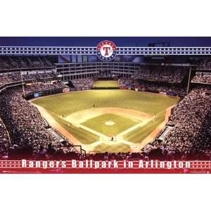 Texas Rangers   Ballpark in Arlington by Unknown 34x22  