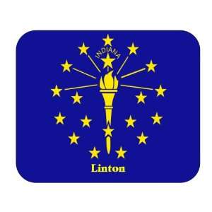  US State Flag   Linton, Indiana (IN) Mouse Pad Everything 