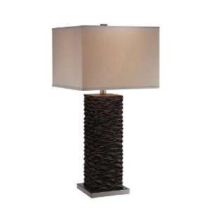  Lite Source LS 20253 Keani Table Lamp, Polished Steel And 
