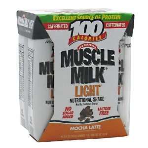 Muscle Milk Light Drink Mocha Latte 24 shakes(8.5oz)   Ready to Drink 