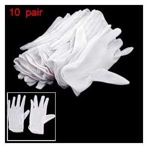   Black Stripe White Anti slip Anti Static Gloves XS