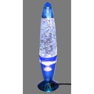  Large 14 Electric Blue Lava / Glitter Party Lamp Night 