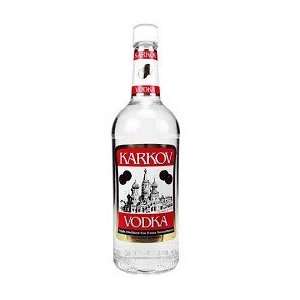  Karkov Vodka 80@ 750ML Grocery & Gourmet Food