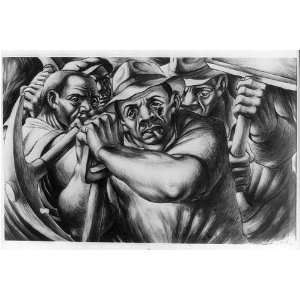  African American labor,Picks,shovel,hod carrier,1940