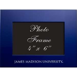  James Madison University   4x6 Brushed Metal Picture Frame 