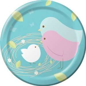 Nesting Birds Dessert Plate