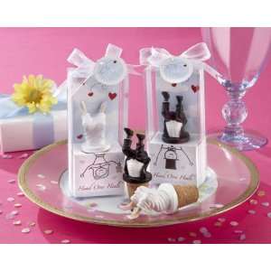  Head Over Heels Bride or Groom Bottle Stoppers Kitchen 