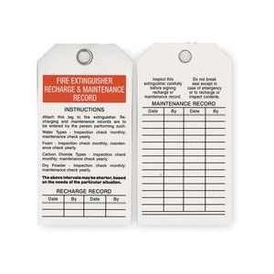  Inspection Tag,fire Extinguisher,pk 25   APPROVED VENDOR 