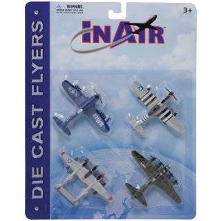 InAir Die Cast World War II Warbirds 4 Piece Set