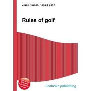 Rules of golf Ronald Cohn Jesse Russell  Books