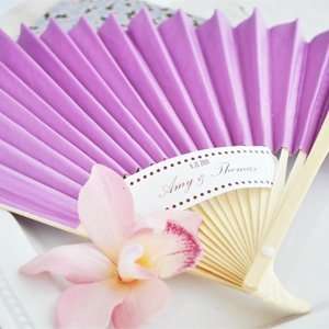  Colored Paper Fan Favors