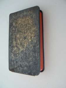 Rare World War II Metal Cover Bible   Pocket BulletProof Shield WW II 