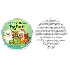 Teddy Bear Tea Party Cake Kit  Grocery & Gourmet Food