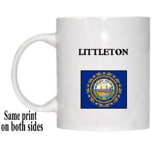    US State Flag   LITTLETON, New Hampshire (NH) Mug 