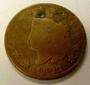 1822 USA Large Cent as is TAKE A PEEK  