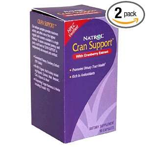  Natrol Cran Support with Cranberry Extracts, 90 Capsules 