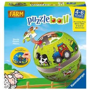  Ravensburger Farm 24 Piece Puzzleball Toys & Games