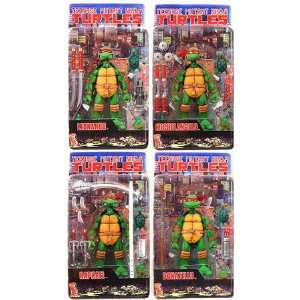   NECA Comic Style Set of all 4 Turtle Action Figures Toys & Games