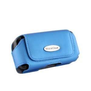  Mobile Glove Luxus Navy Blue leather horizontal case for 