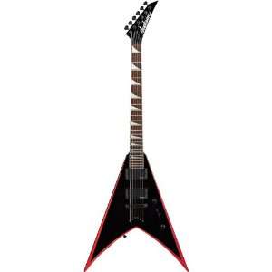   Series Electric Guitar Black W/Blood Red Bevels Musical Instruments