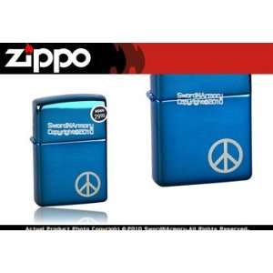   Blue Peace on the Side 21055 Zippo Lighter Brand New