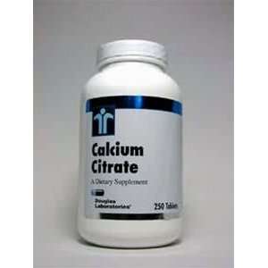 calcium citrate 250mg 250tablets by douglas laboratories  