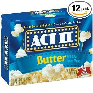 Act II Popcorn, Butter, 1.6 Ounce Minibags (Pack of 40)  