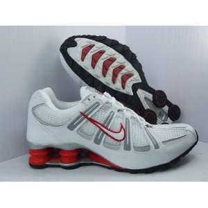 Nike Shox Turbo White Red Grey Size 11 