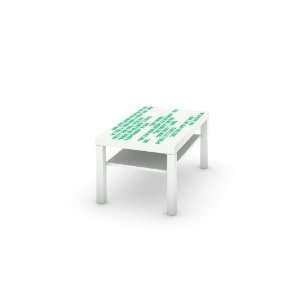  Quote serie Decal for IKEA Pax Coffee Table Rectangle 