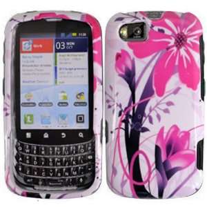 Sprint Motorola Admiral XT603 Hard Cover Case Pink Splash Cell Phones 