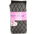 betsey johnson set of 2 black diamond net and solid tights