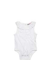 Juicy Couture Kids   Ruffle Placket Bodysuit (Newborn)
