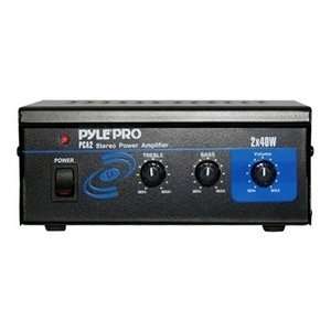  Pyle PCA2 Mini 2x40W Stereo Power Amplifier Electronics