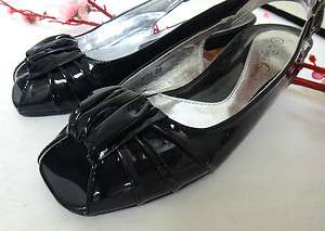 NIB Black Women Open Toe Slingback Flats Sandal Shoes Size 6 7 8 8.5 9 