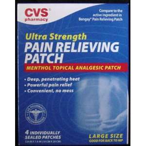  Ultra Strength Pain Relieving Patch Sz Lg Qty 4 Health 
